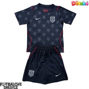 Spojené státy Dětské Venkovní dres komplet MS 2026 Krátký Rukáv (+ trenýrky)